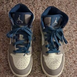 Nike Kids Blue and White Sneakers